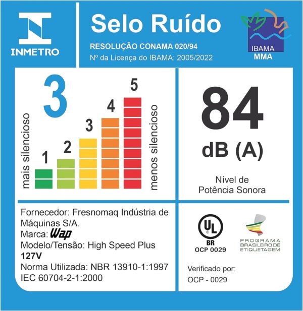Aspirador de Pó High Speed Plus 3 em 1 WAP1350W 127V - Image 5