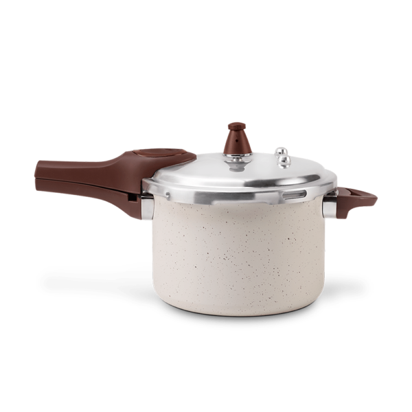 Panela de Pressão Brinox 4,2L Bege Vanilla - Ceramic Life Pressure