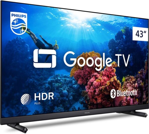 Smart TV Philips 43" Full HD 43PFG6918/78, Google TV, Comando de Voz, HDR, 3 HDMI, Wifi 5G, Bluetooth - Image 2