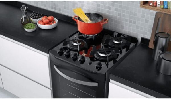 Fogão 4 Bocas Electrolux Prata Automático com Mesa de Vidro e Porta Full Glass (52LSV) - Bivolt - Image 7