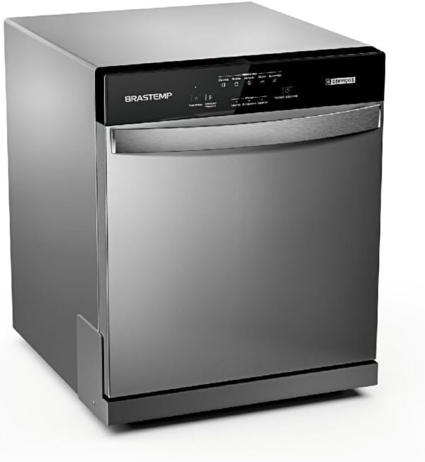 Lava Louças 8 Serviços Brastemp Cinza - BLF08BS 110V - Image 2