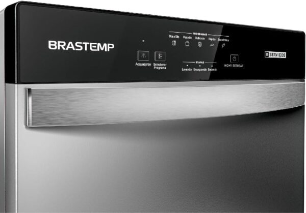 Lava Louças 8 Serviços Brastemp Cinza - BLF08BS 110V - Image 3