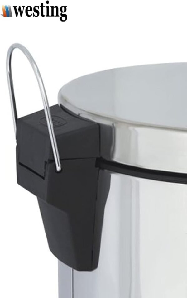 Lixeira 5L Inox com Balde Interno Removível Acabamento Polido - Westing - Image 5